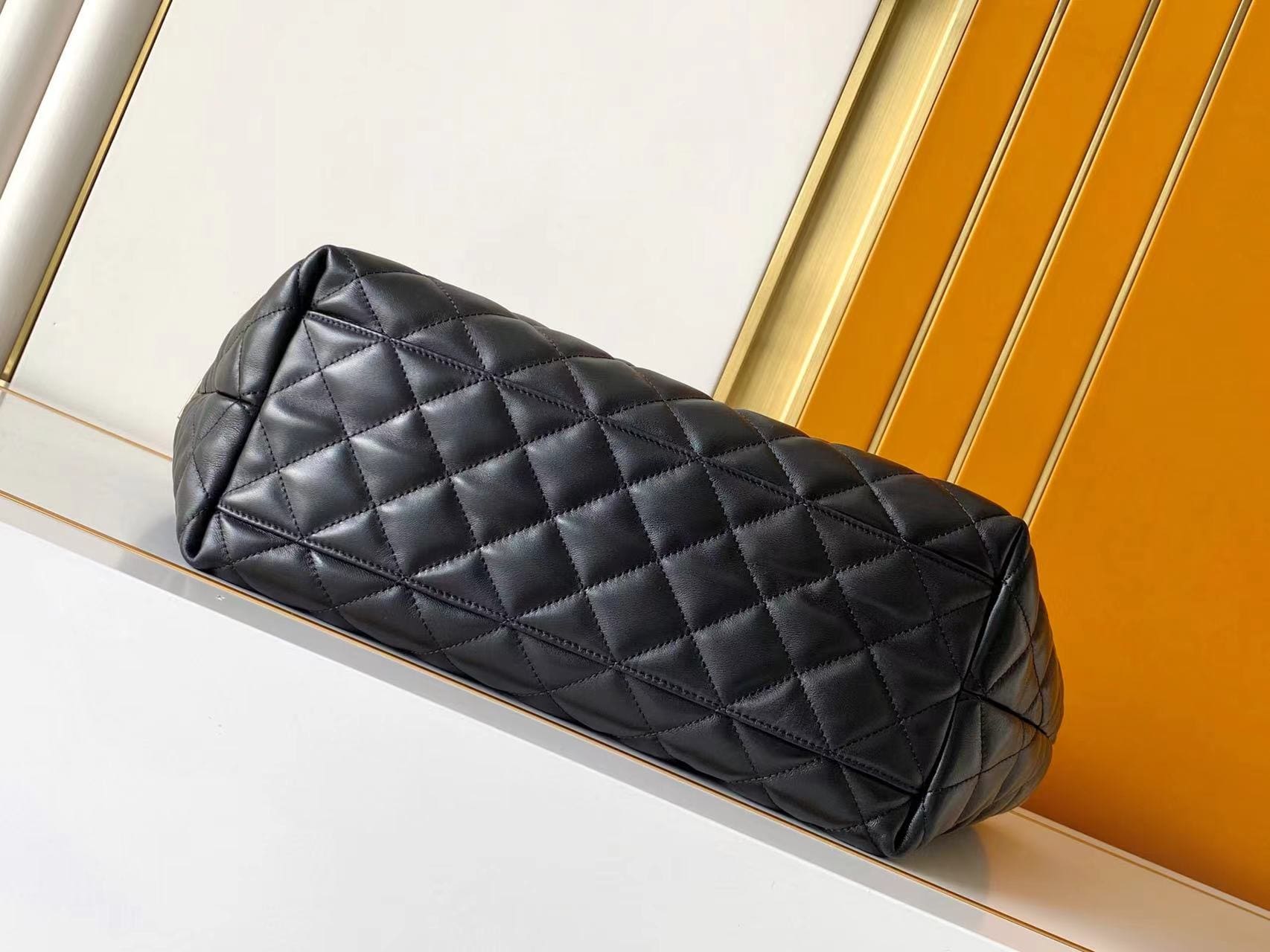 SAINT LAURENT ICARE MAXI SHOPPING BAG IN QUILTED LAMBSKIN