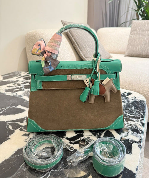 HERMÈS  Kelly 32 Ghillies