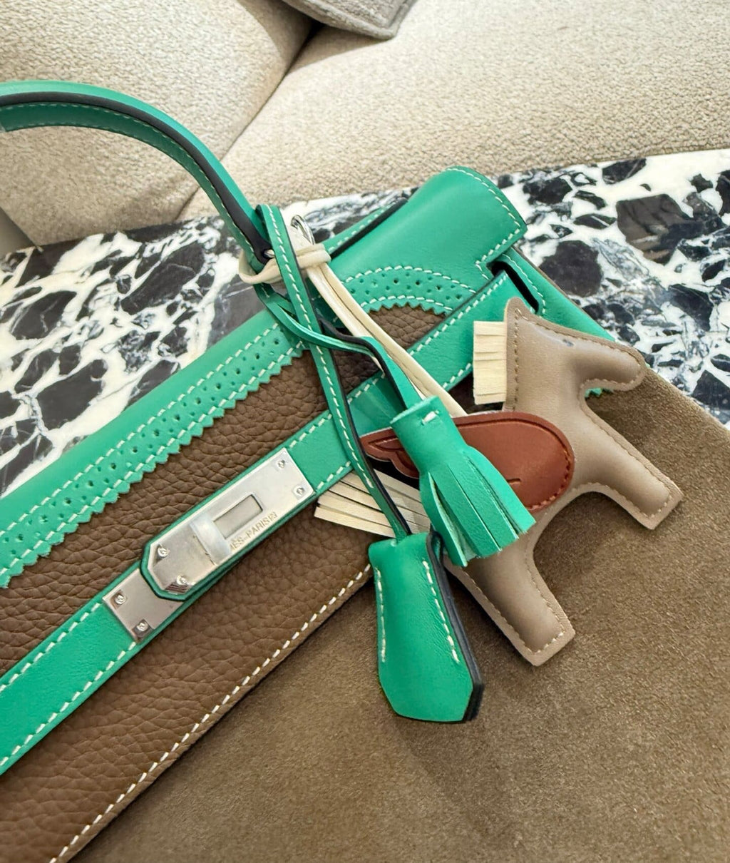 HERMÈS  Kelly 32 Ghillies