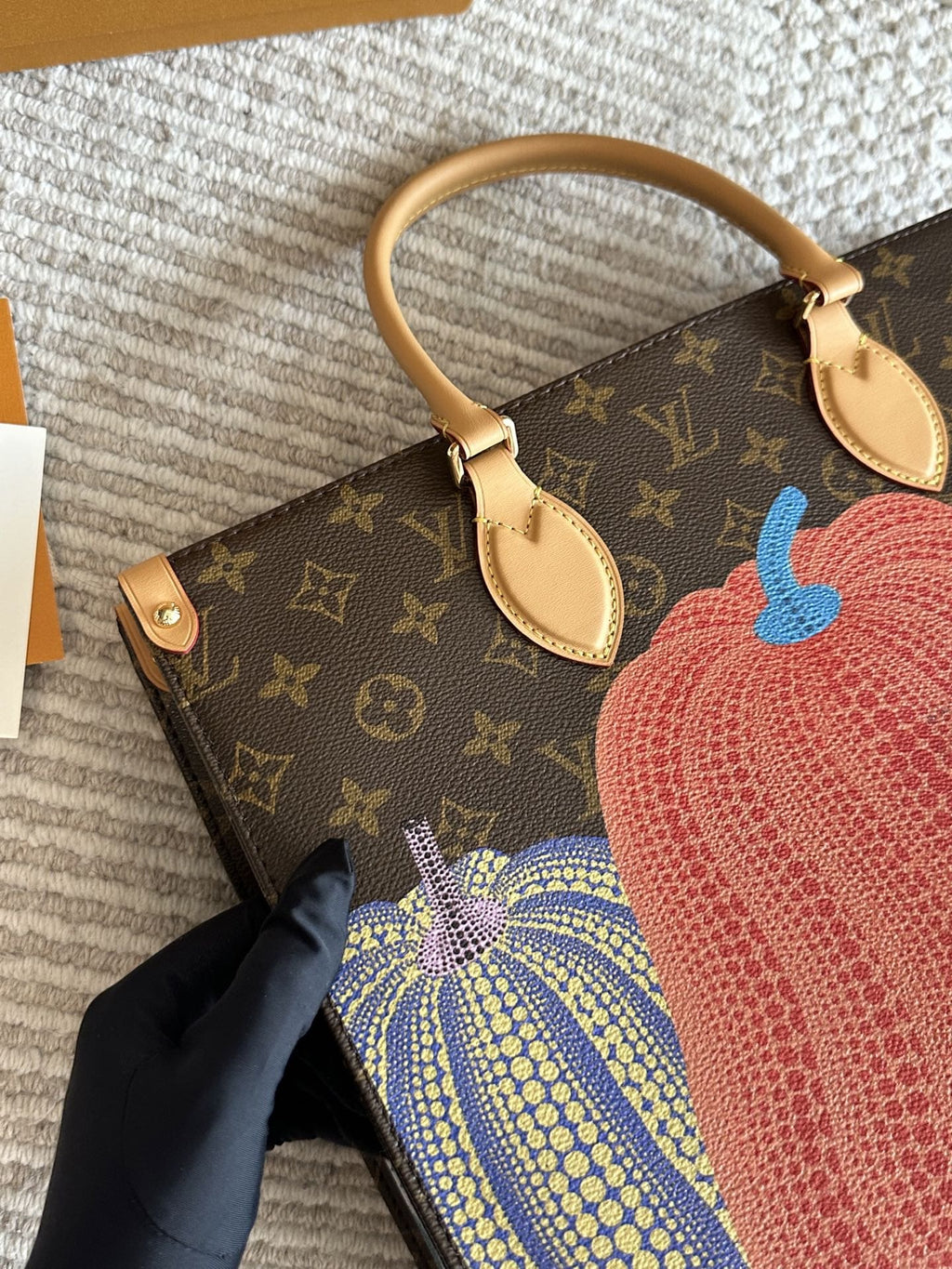 Louis Vuitton  LV X YK Monogram Pumpkin Onthego MM
