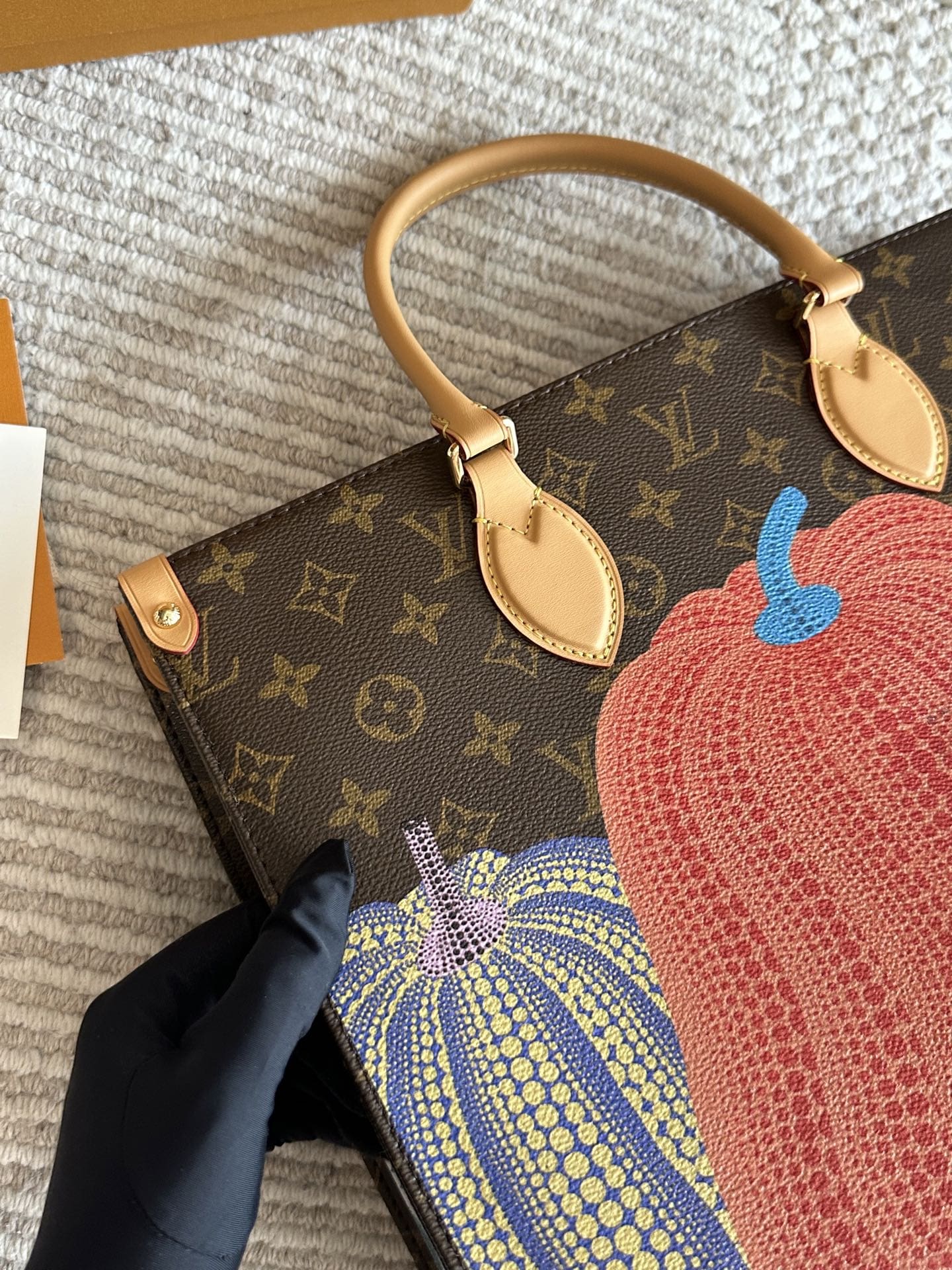 Louis Vuitton  LV X YK Monogram Pumpkin Onthego MM
