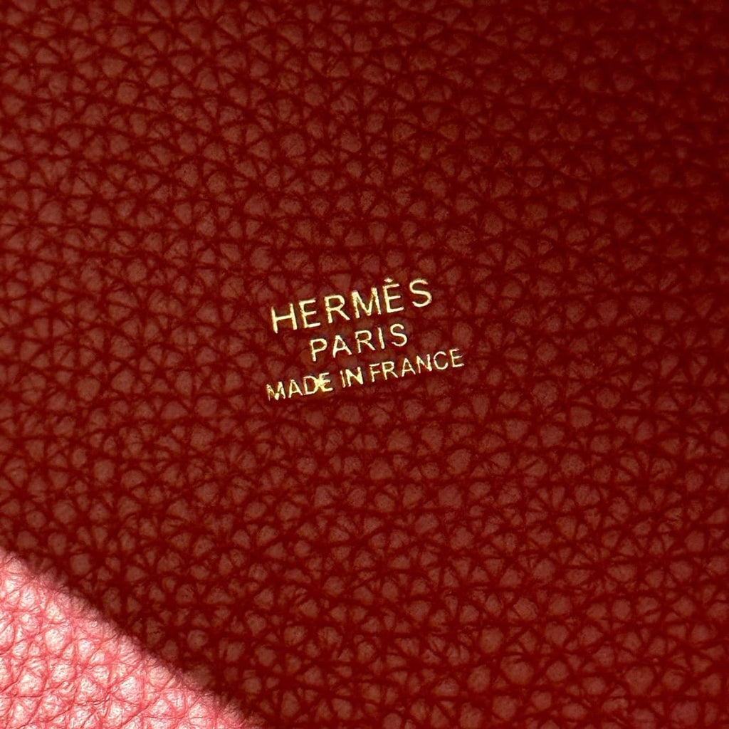 Hermès Picotin Lock 18 Rouge H Clemence Gold Hardware