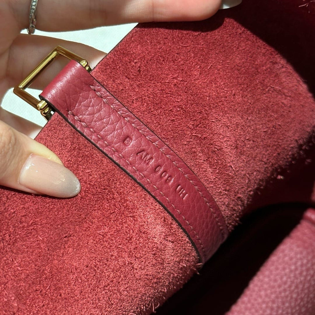 Hermès Picotin Lock 18 Rouge H Clemence Gold Hardware