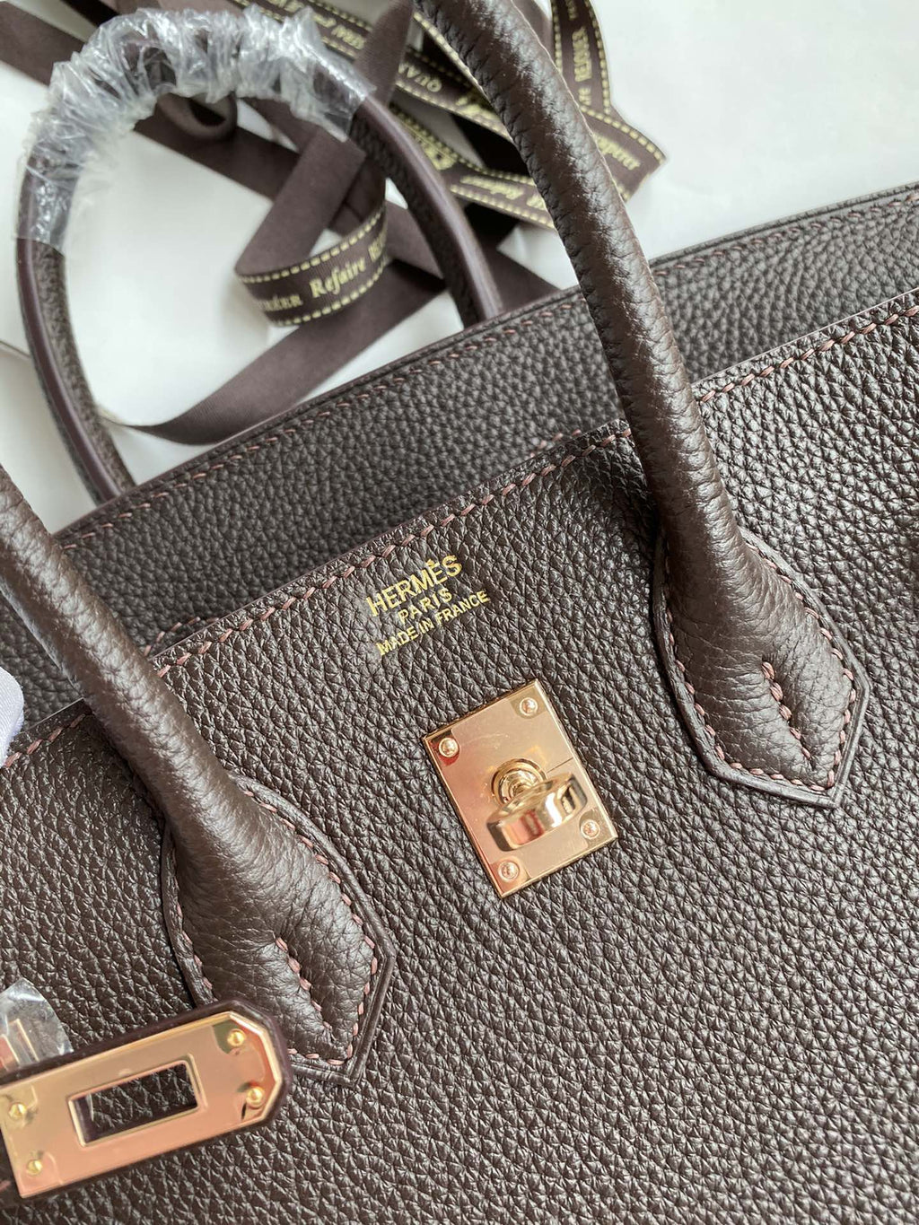 Hermès Birkin 25 Ecorce Togo Gold Hardware