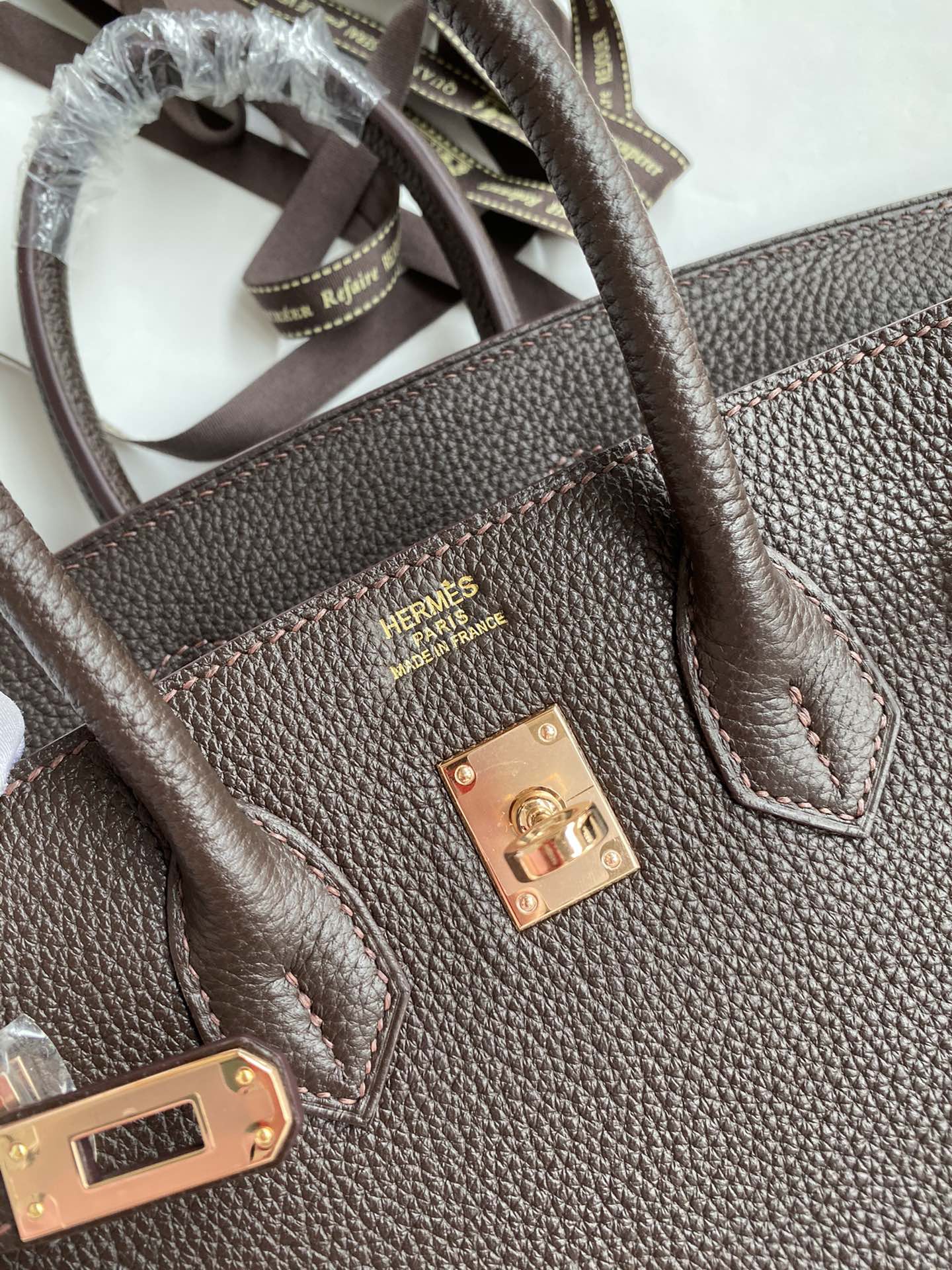 Hermès Birkin 25 Ecorce Togo Gold Hardware