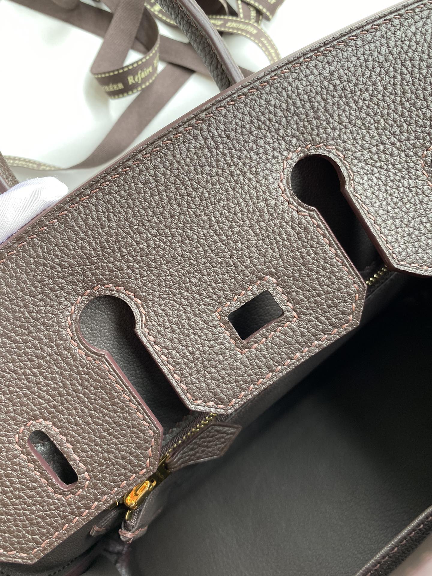 Hermès Birkin 25 Ecorce Togo Gold Hardware