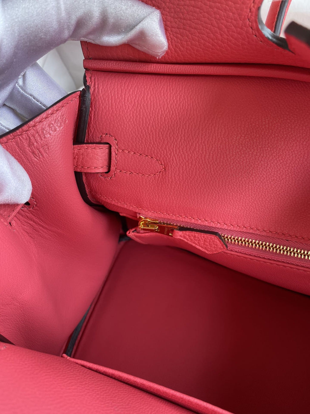 Hermes Birkin 25 Bag Pink Rose Lipstick Togo Gold Hardware