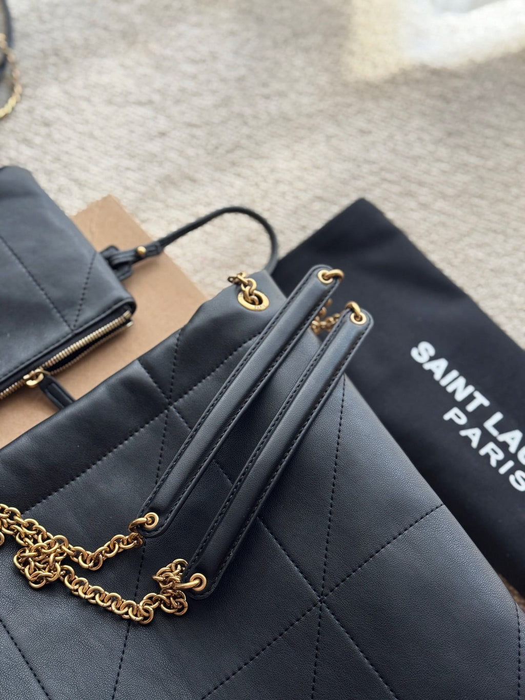 SAINT LAURENT JAMIE POCHON in lambskin