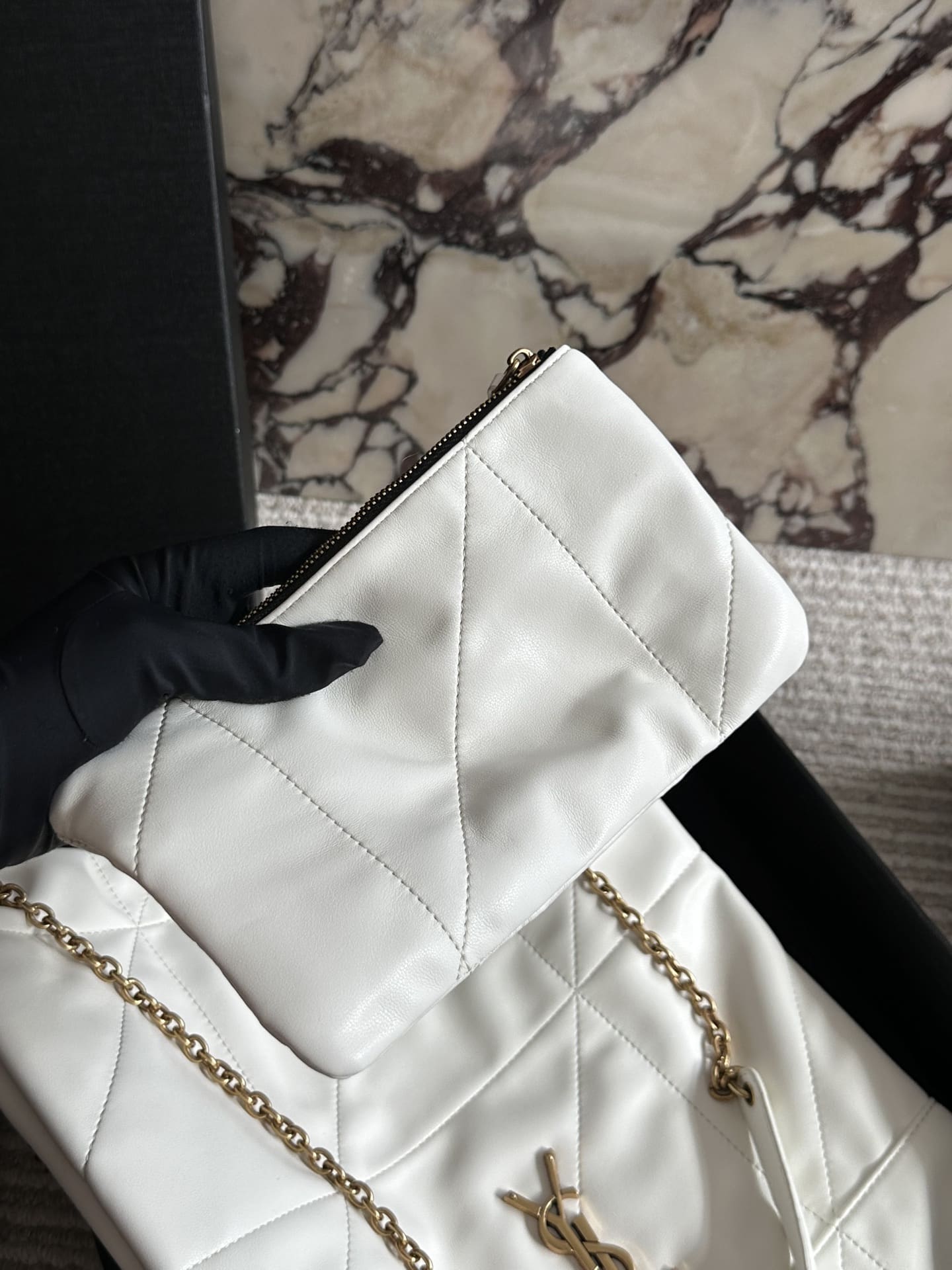 SAINT LAURENT JAMIE POCHON in lambskin