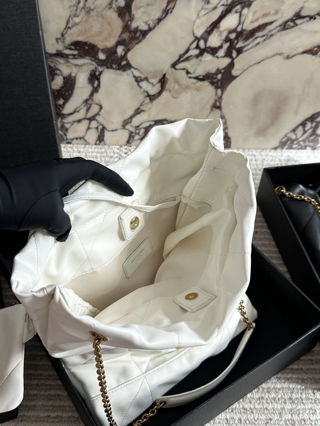 SAINT LAURENT JAMIE POCHON in lambskin