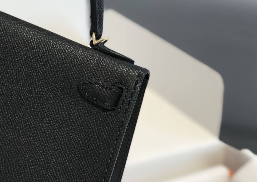 Hermès Kelly Sellier 20 Bleu Nuit Madame Gold Hardware