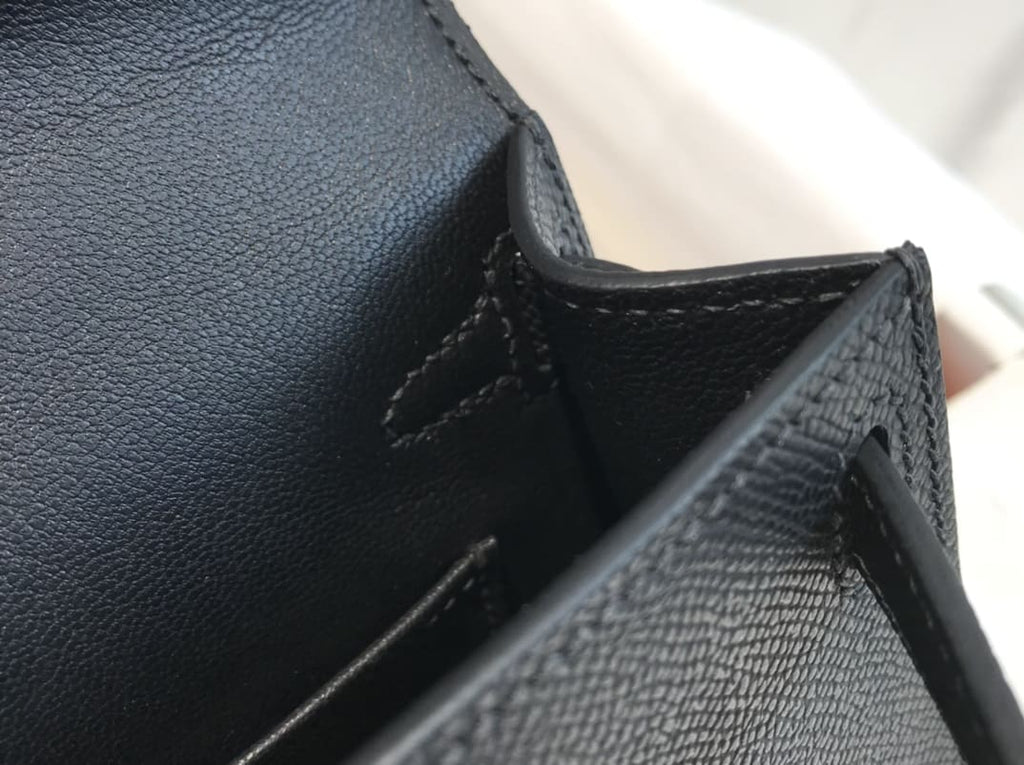 Hermès Kelly Sellier 20 Bleu Nuit Madame Gold Hardware