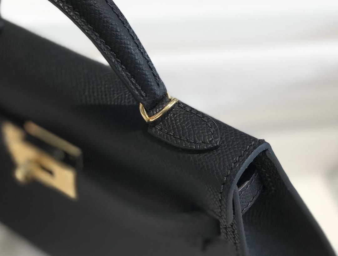 Hermès Kelly Sellier 20 Bleu Nuit Madame Gold Hardware