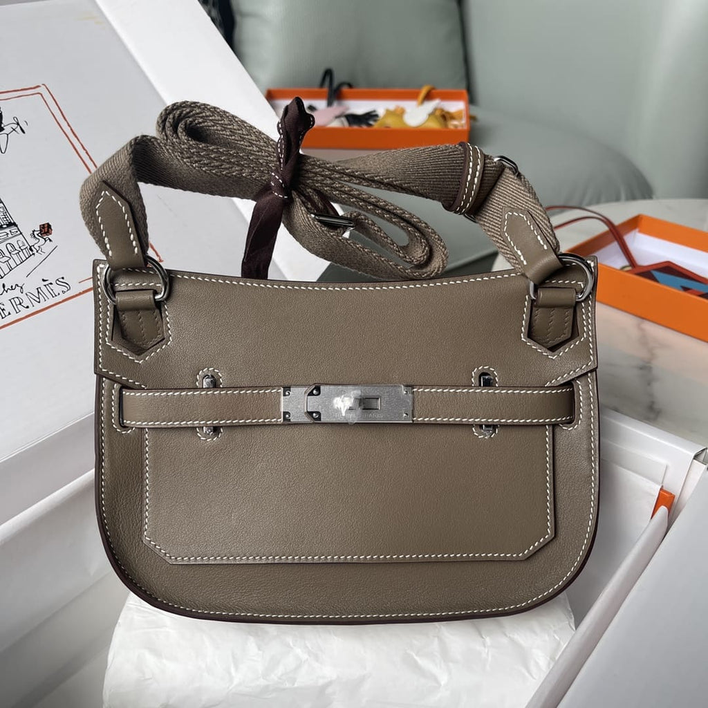 HERMÈS Mini Jypsiere Swift Etoupe