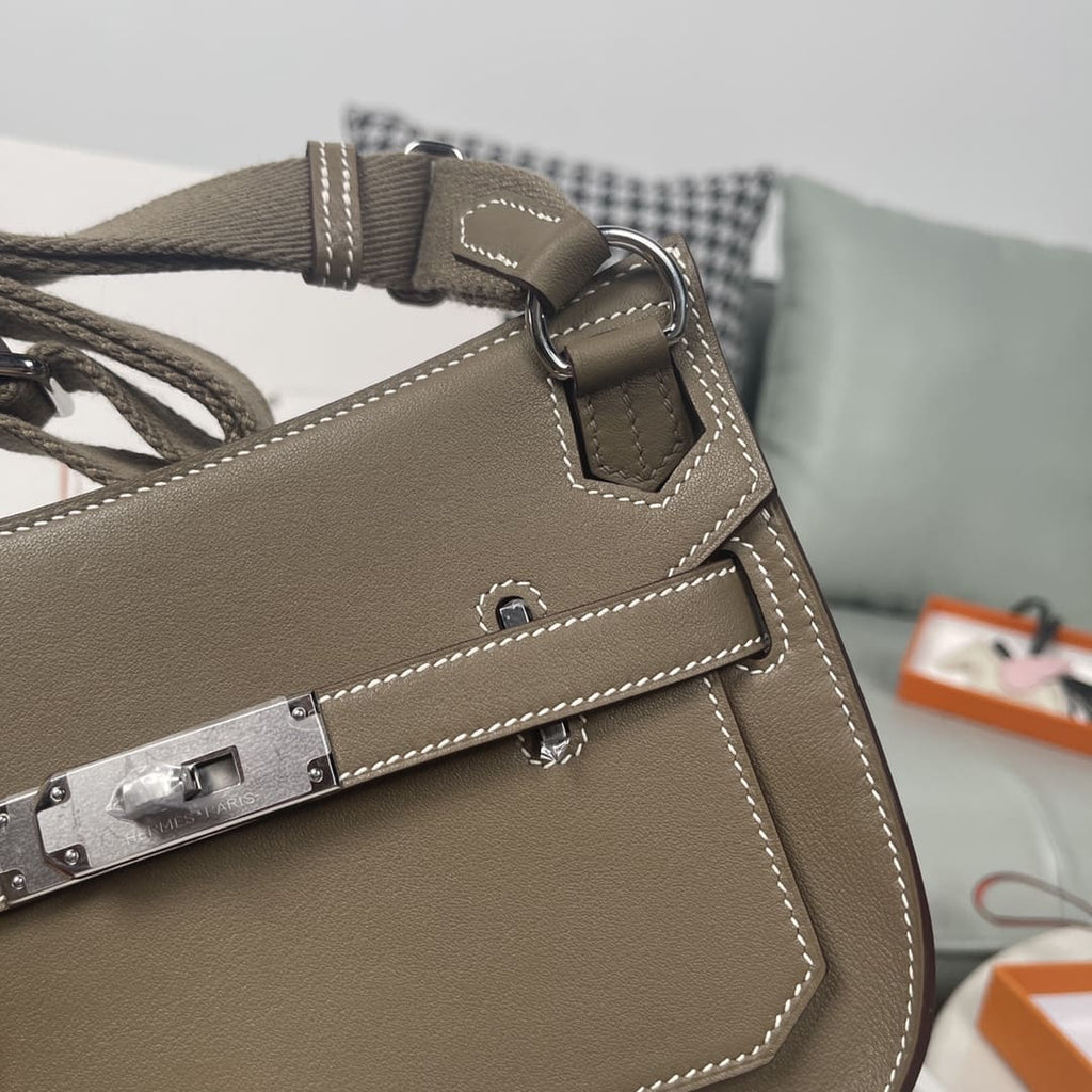 HERMÈS Mini Jypsiere Swift Etoupe
