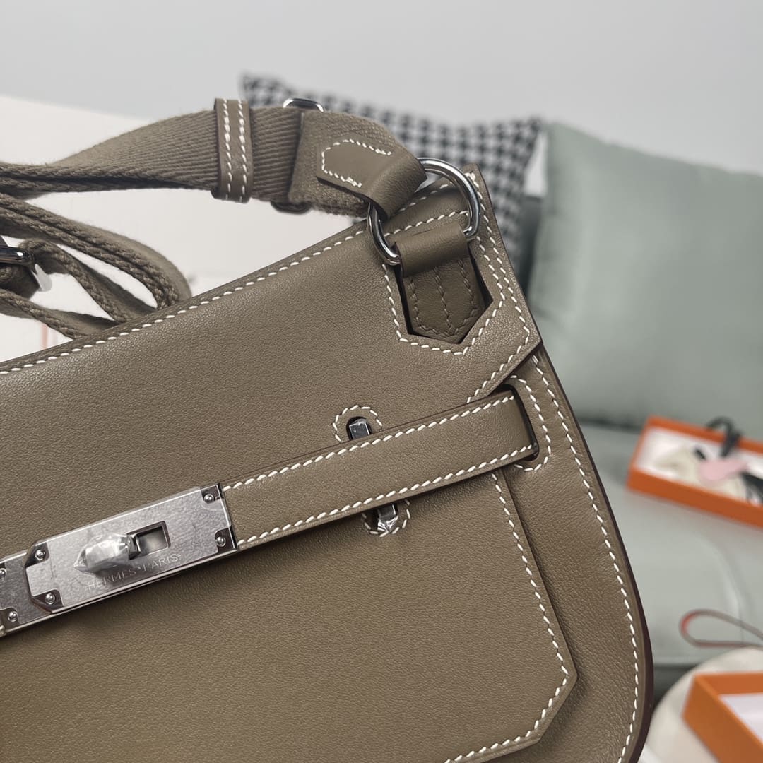 HERMÈS Mini Jypsiere Swift Etoupe