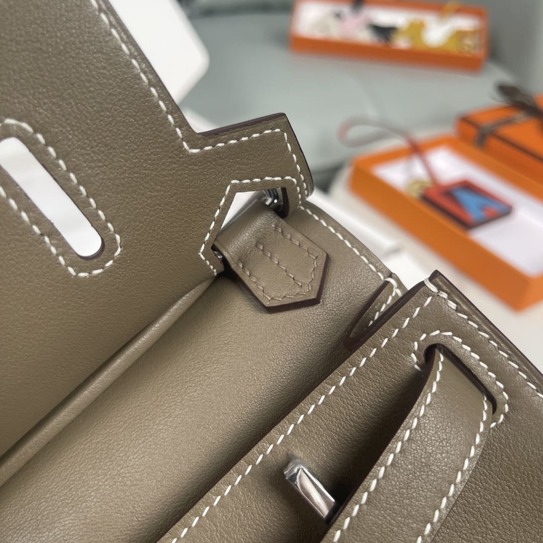 HERMÈS Mini Jypsiere Swift Etoupe