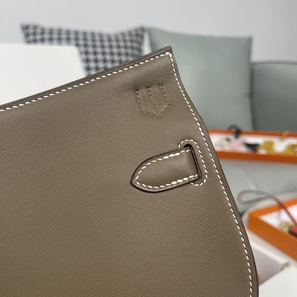 HERMÈS Mini Jypsiere Swift Etoupe