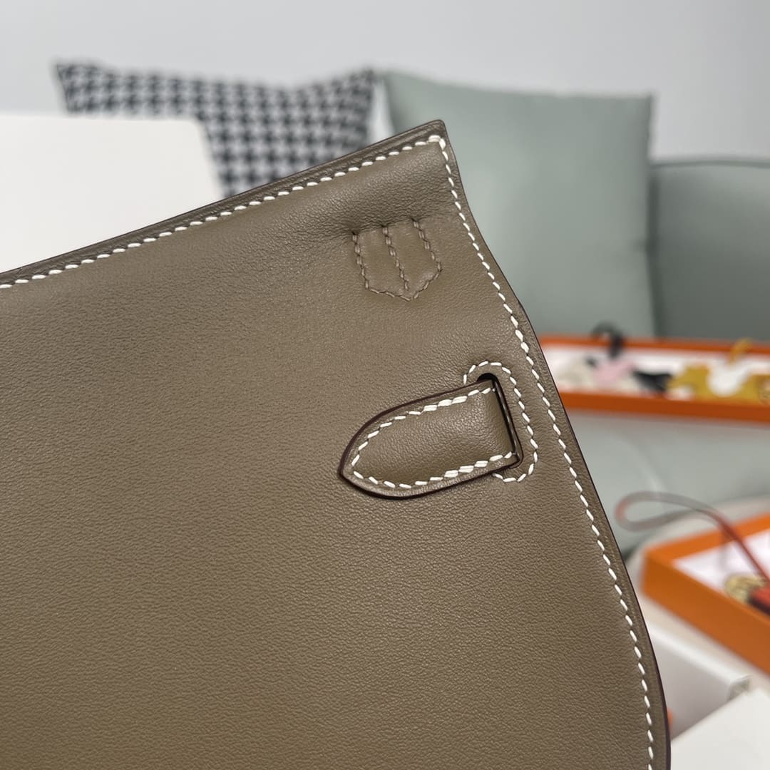 HERMÈS Mini Jypsiere Swift Etoupe