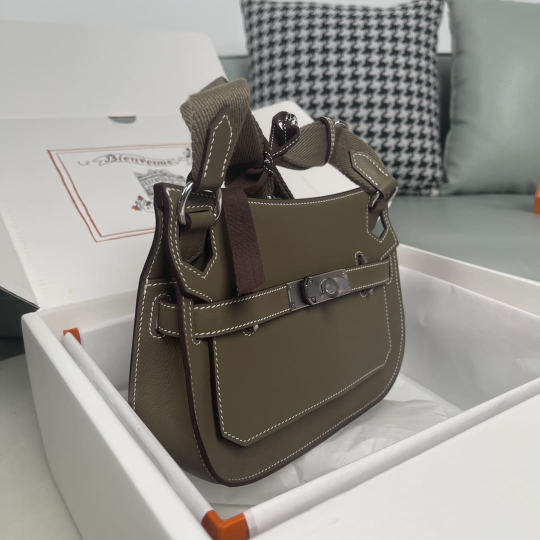 HERMÈS Mini Jypsiere Swift Etoupe