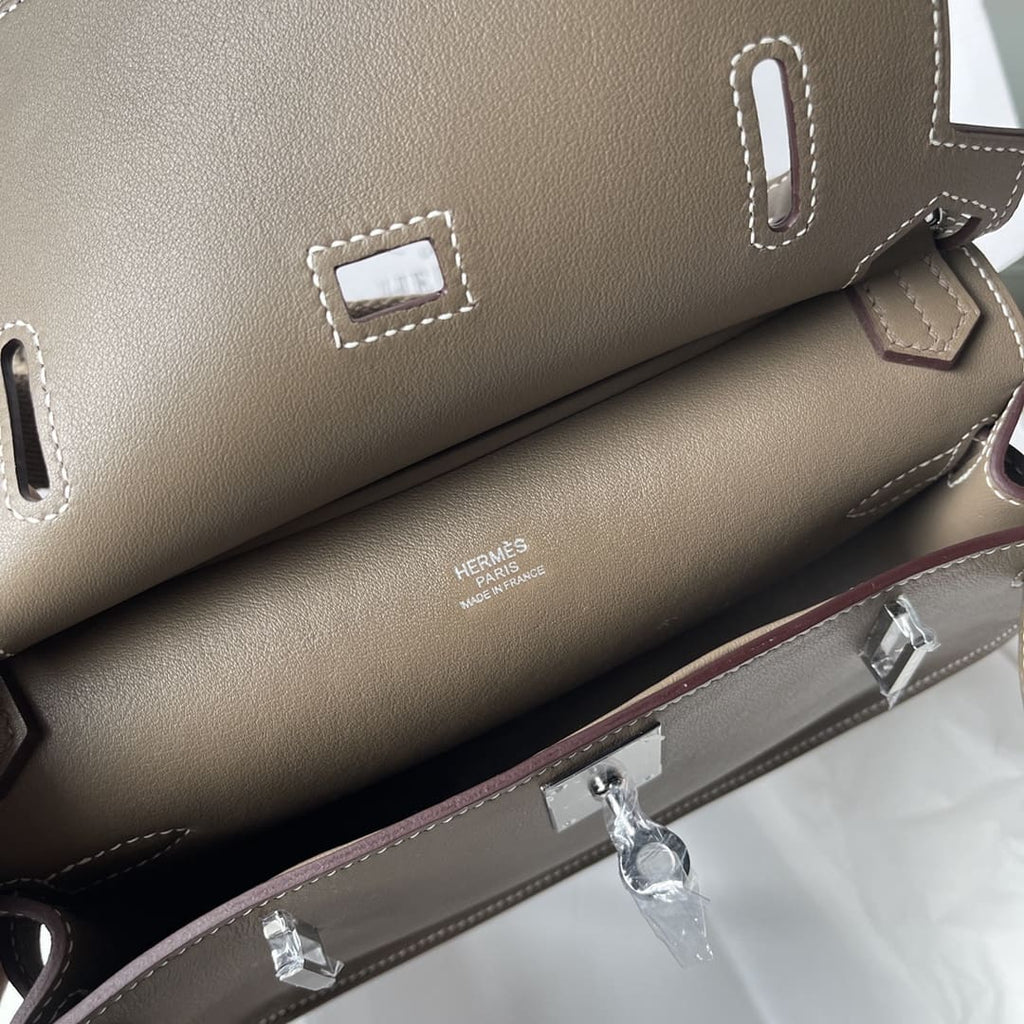 HERMÈS Mini Jypsiere Swift Etoupe