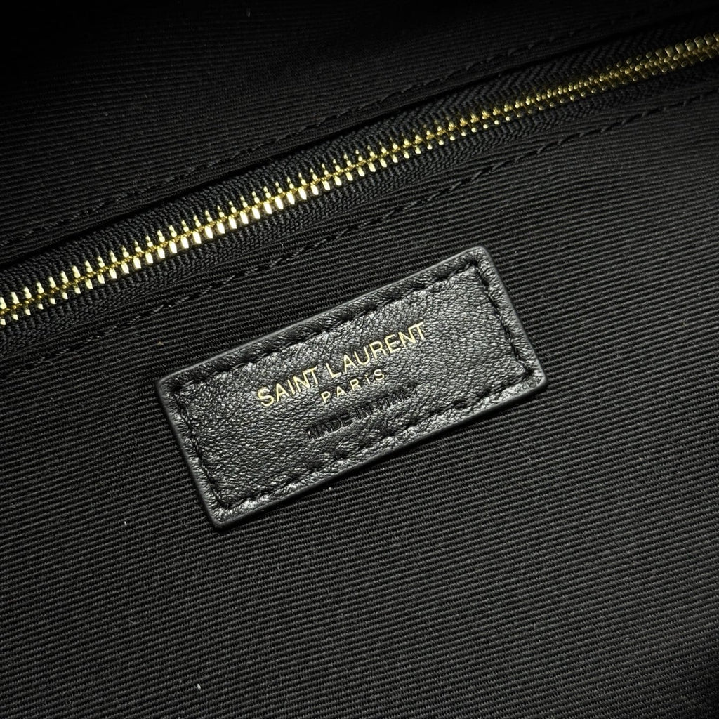 SAINT LAURENT ICARE hobo in quilted suede