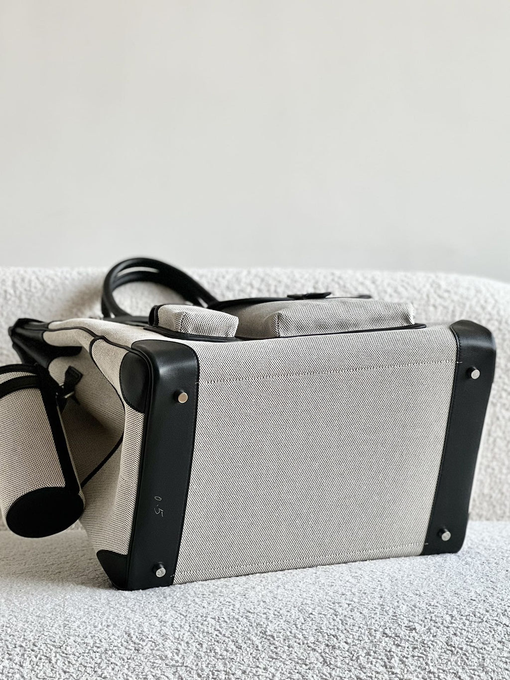 HERMÈS Evercalf Toile Cargo Haut A Courroies Birkin 40 Handbag
