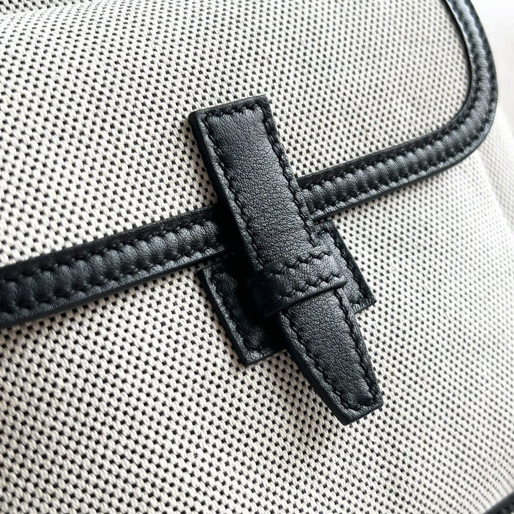 HERMÈS Evercalf Toile Cargo Haut A Courroies Birkin 40 Handbag