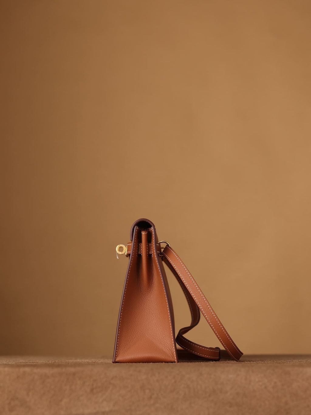 Hermès Kelly Danse Gold Verso Evercolor Gold Hardware