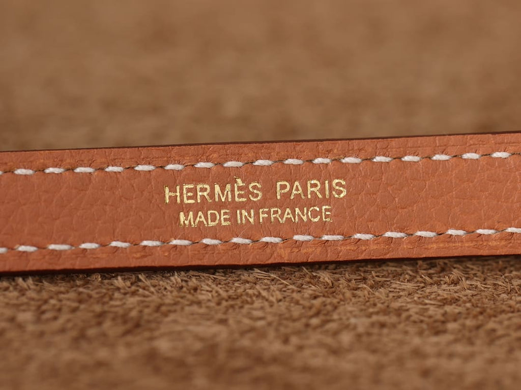 Hermès Kelly Danse Gold Verso Evercolor Gold Hardware
