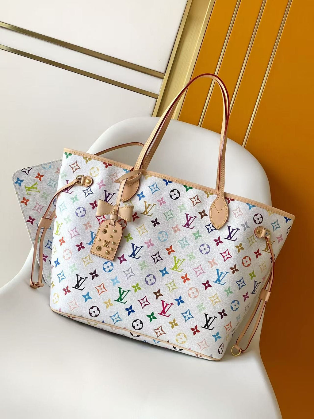 LOUIS VUITTON M27787 LV x TM Neverfull MM