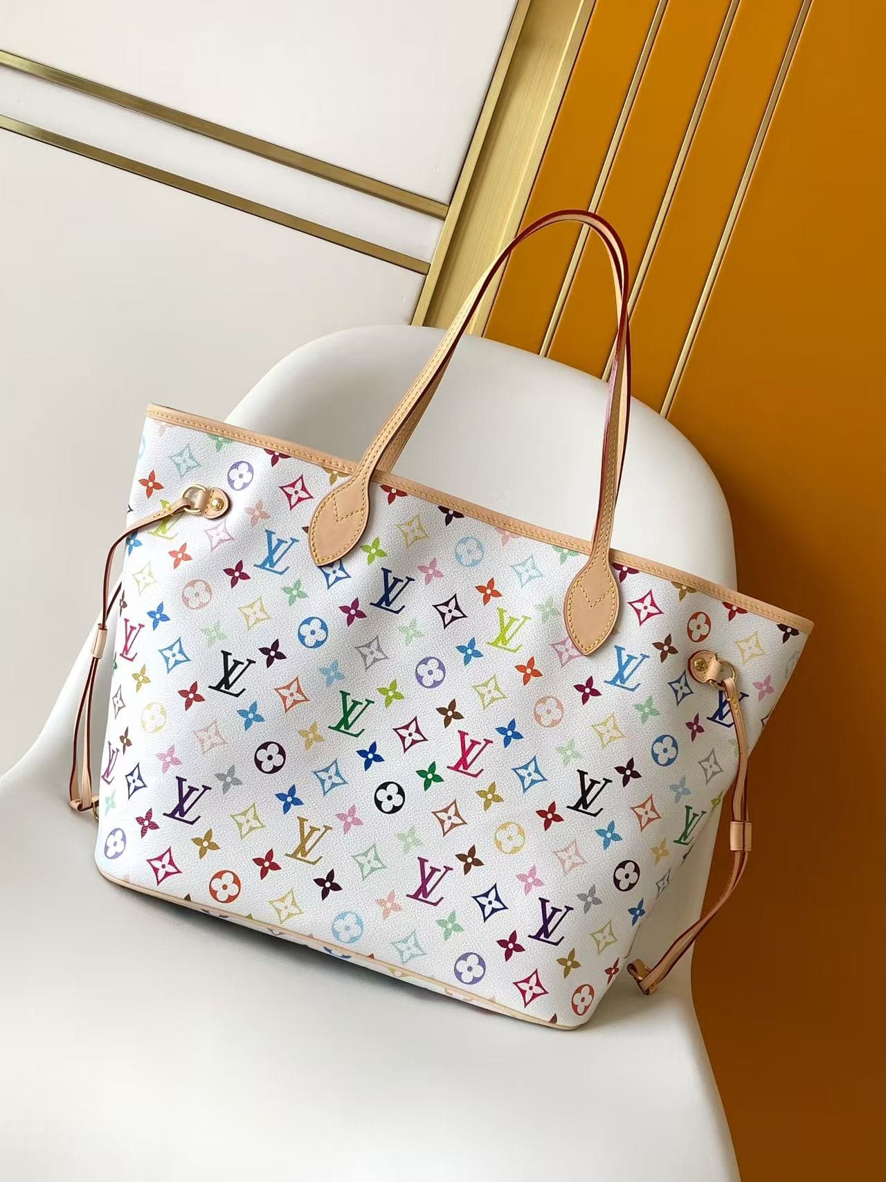 LOUIS VUITTON M27787 LV x TM Neverfull MM