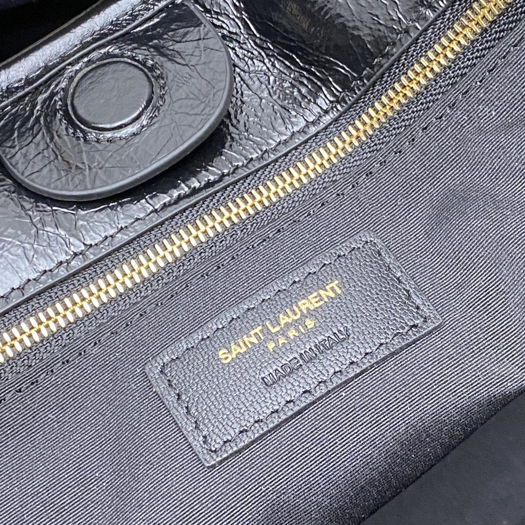 SAINT LAURENT NIKI small shopping in vintage leather