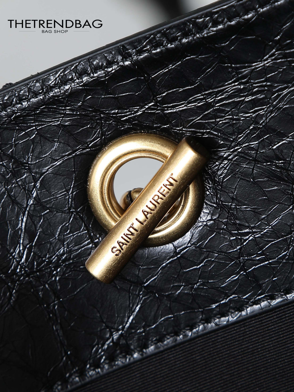 SAINT LAURENT NIKI shopping in vintage leather-large