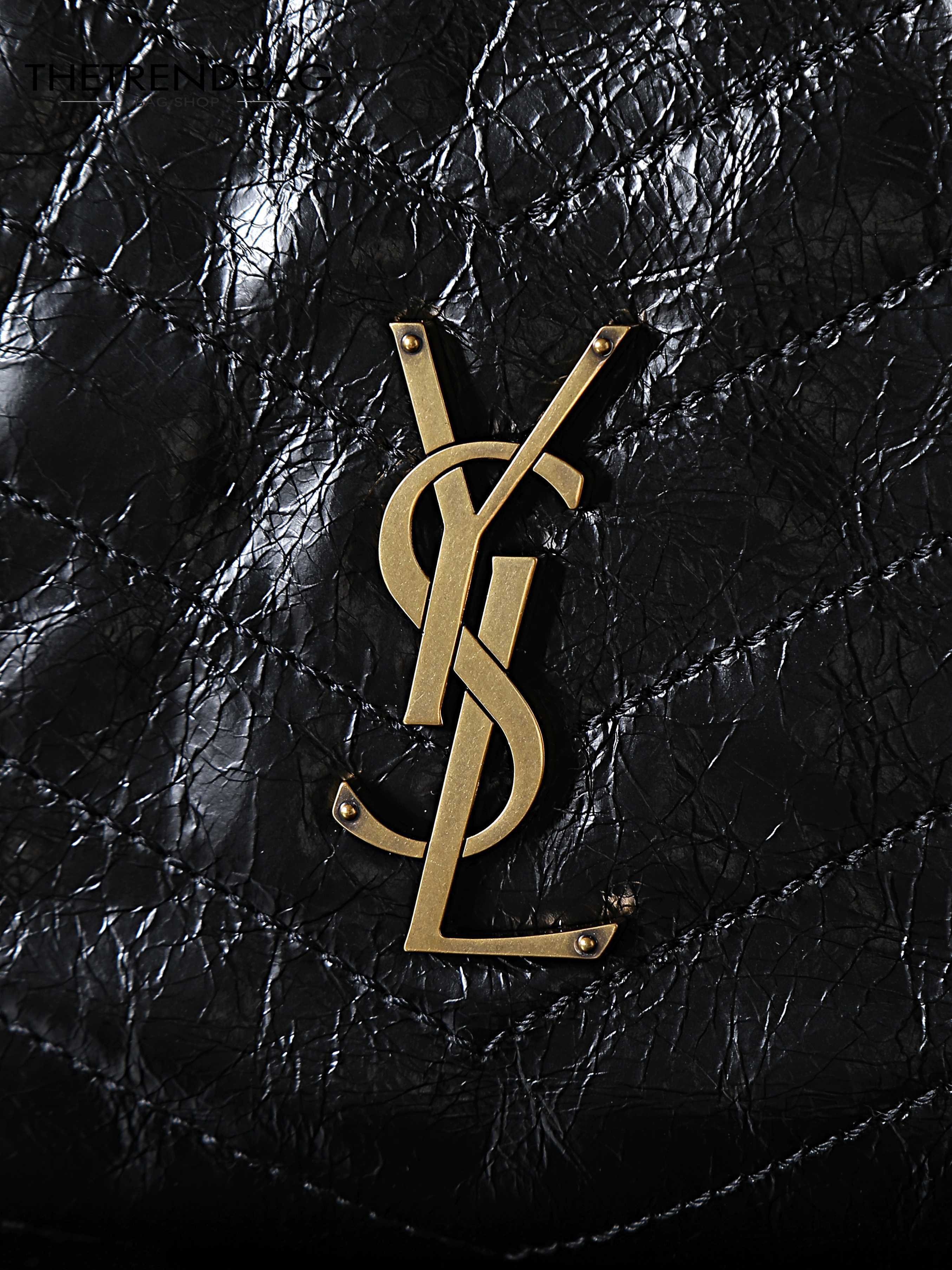 SAINT LAURENT NIKI shopping in vintage leather-large