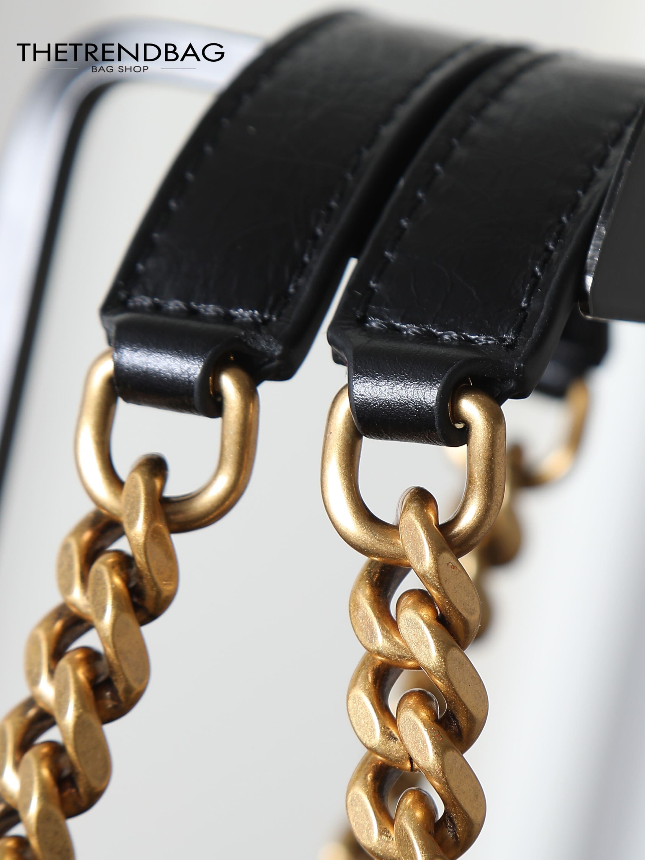 SAINT LAURENT NIKI shopping in vintage leather-large