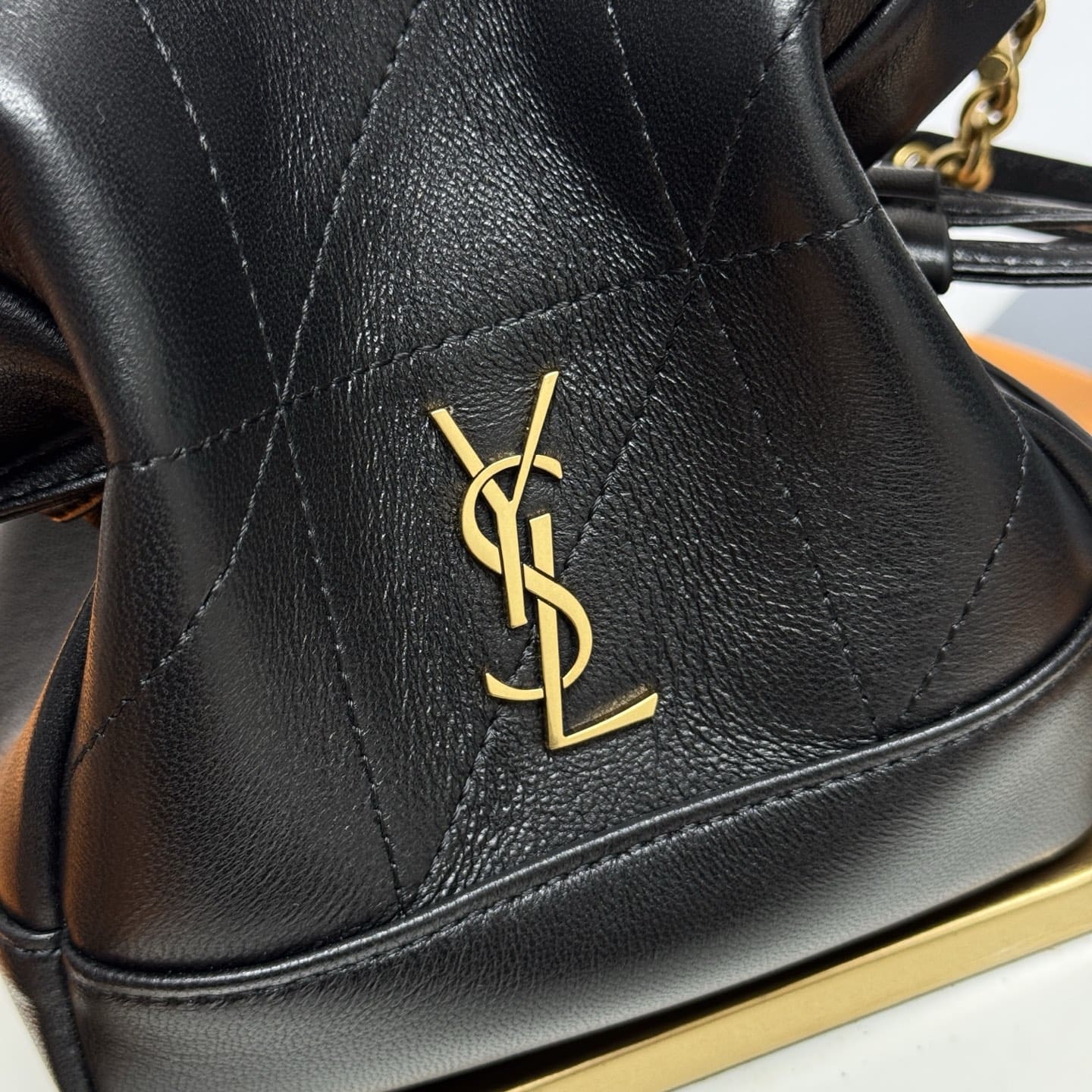 SAINT LAURENT JAMIE mini shoulder pouch in lambskin