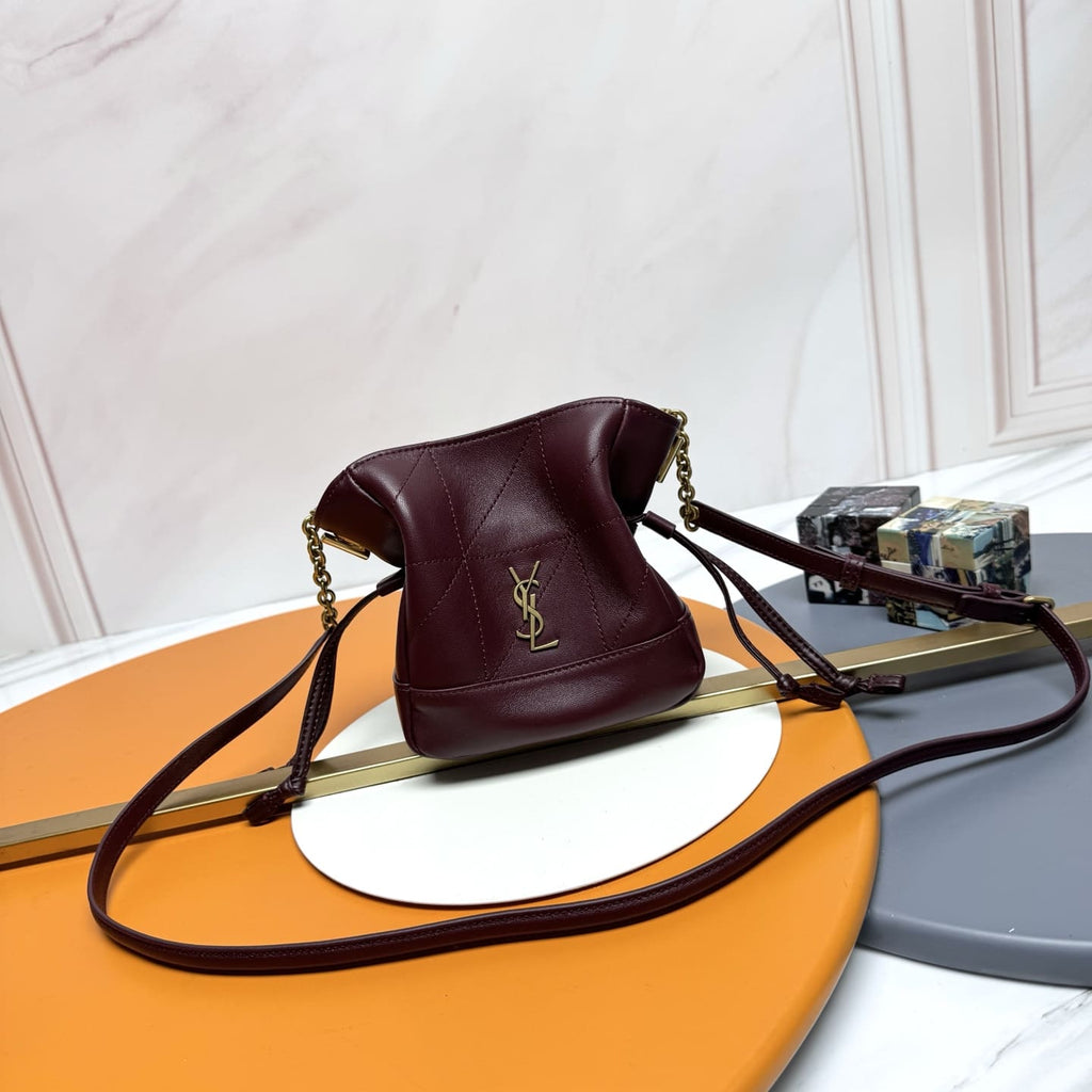 SAINT LAURENT JAMIE mini shoulder pouch in lambskin