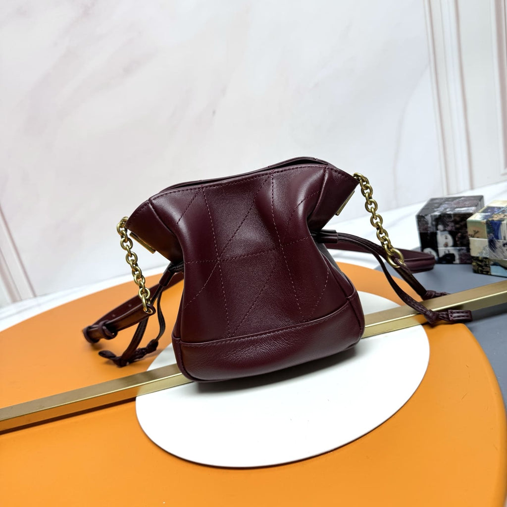 SAINT LAURENT JAMIE mini shoulder pouch in lambskin