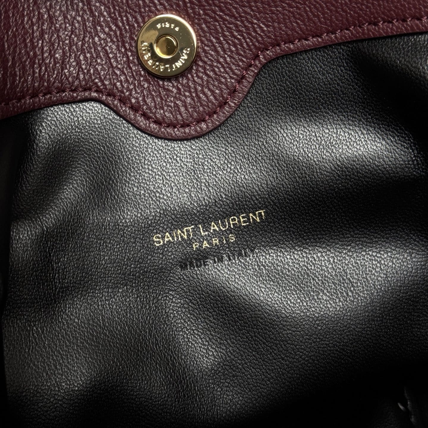 SAINT LAURENT JAMIE mini shoulder pouch in lambskin