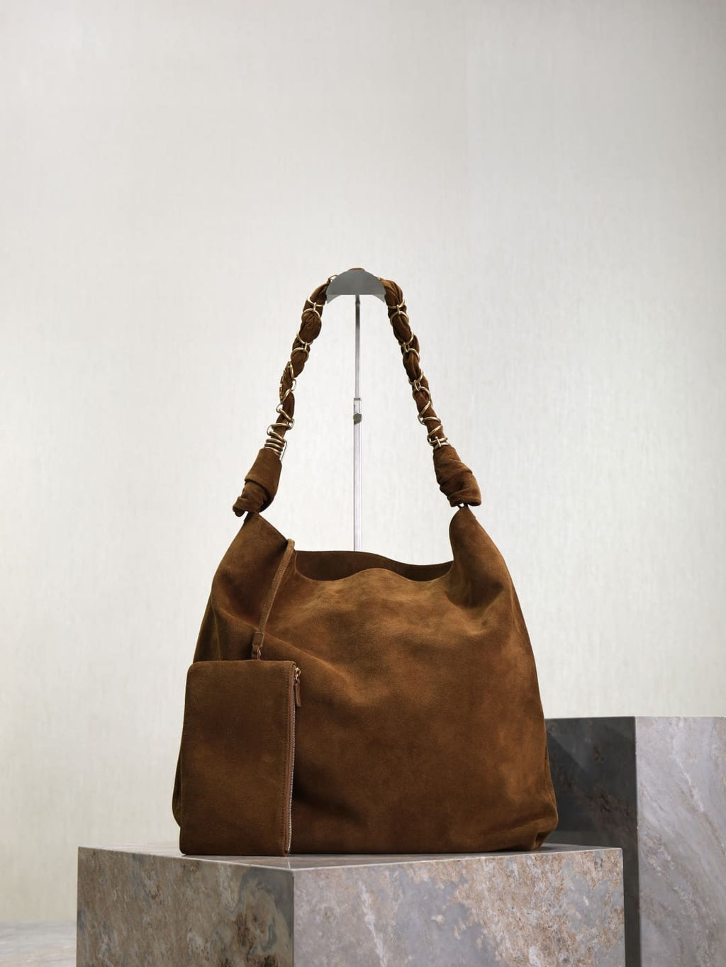 SAINT LAURENT AMALIA in suede