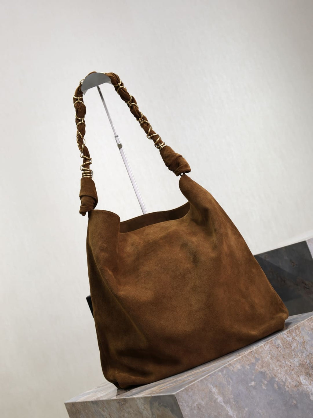 SAINT LAURENT AMALIA in suede