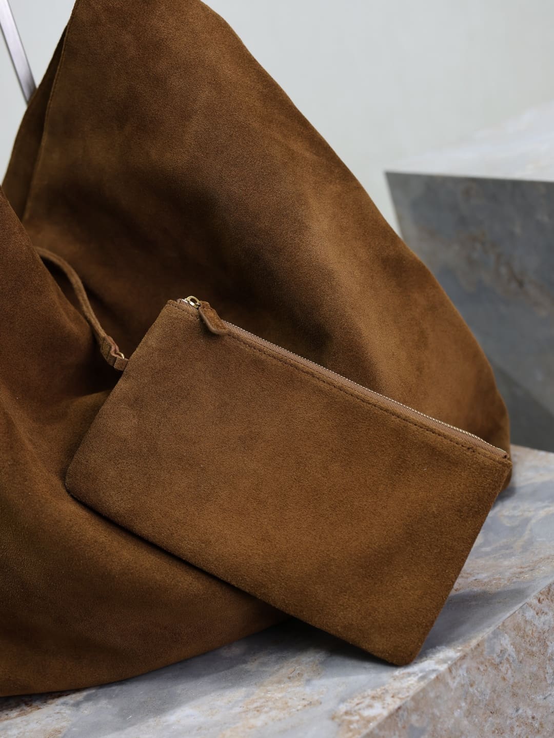 SAINT LAURENT AMALIA in suede