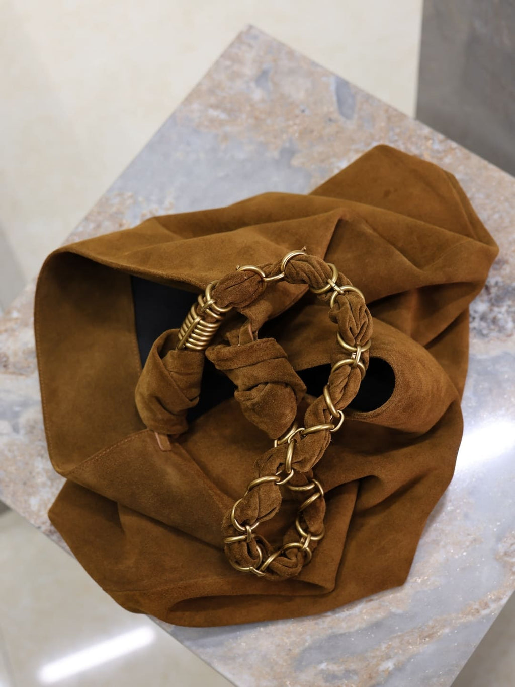 SAINT LAURENT AMALIA in suede