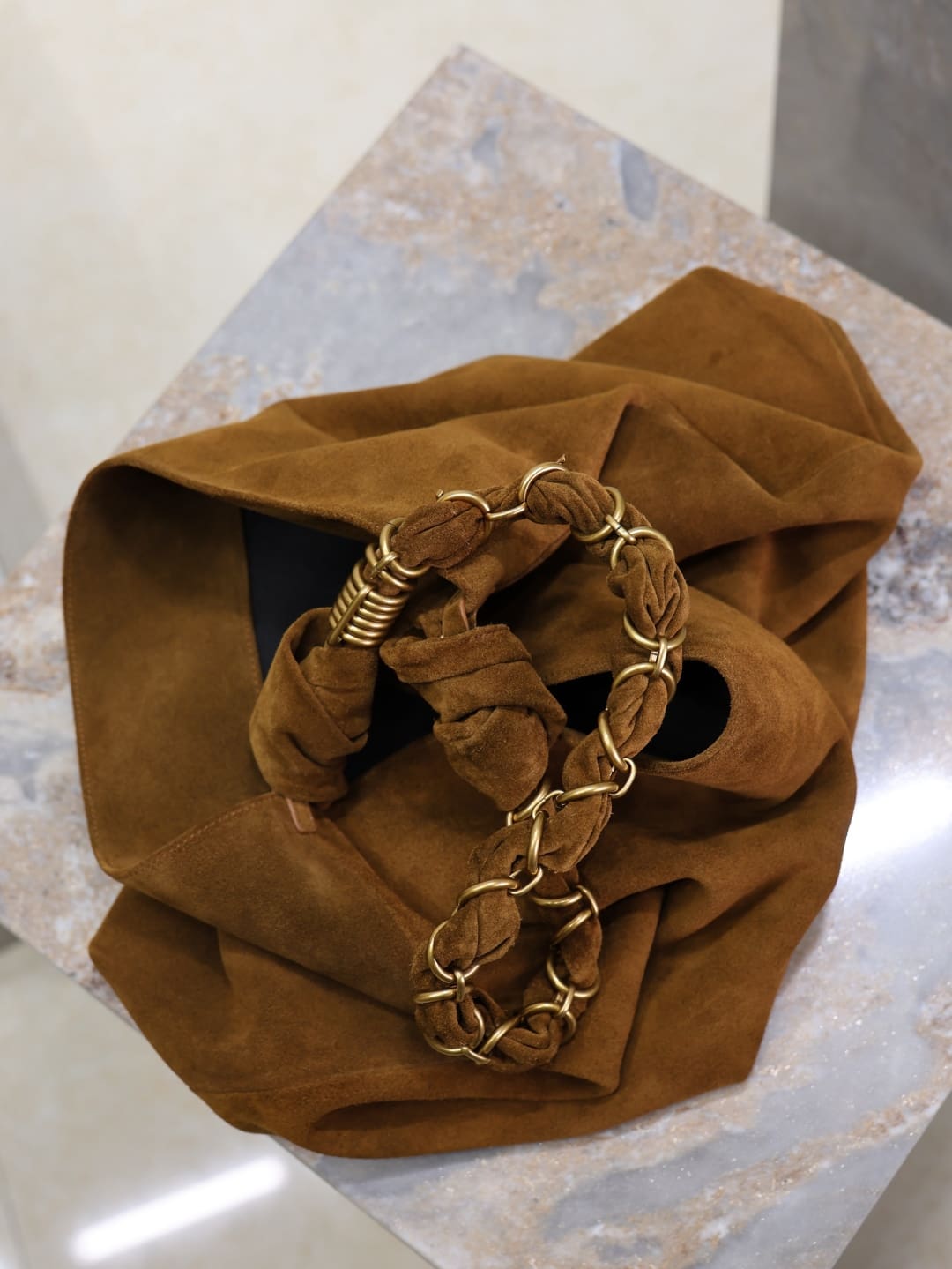 SAINT LAURENT AMALIA in suede