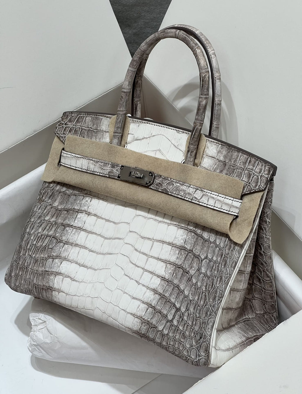 Hermès Birkin 30 Himalaya Crocodylus Niloticus