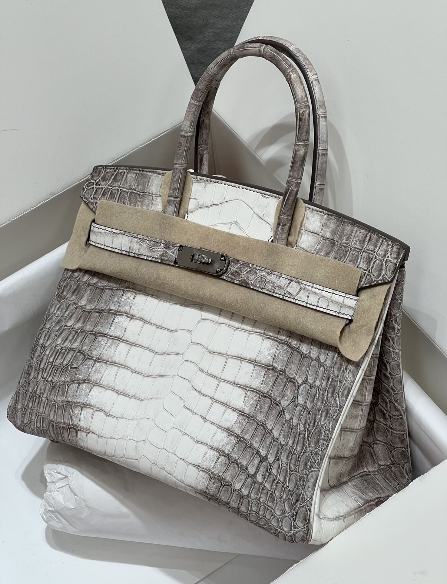 Hermès Birkin 30 Himalaya Crocodylus Niloticus