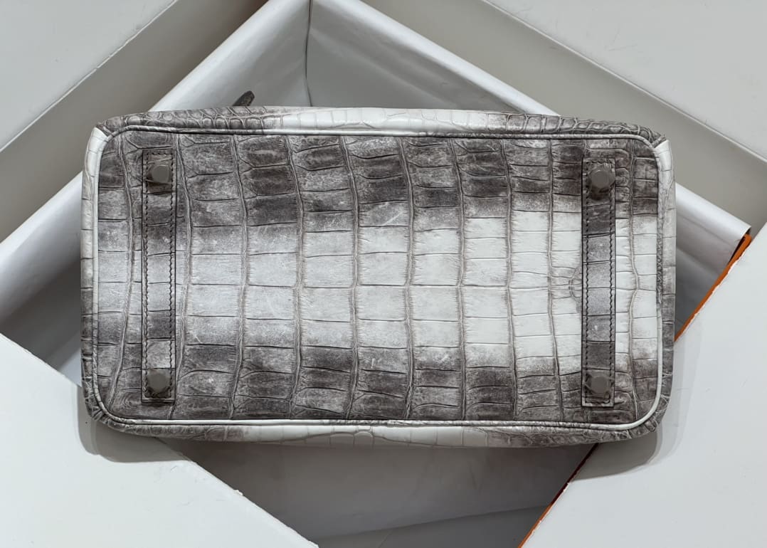 Hermès Birkin 30 Himalaya Crocodylus Niloticus