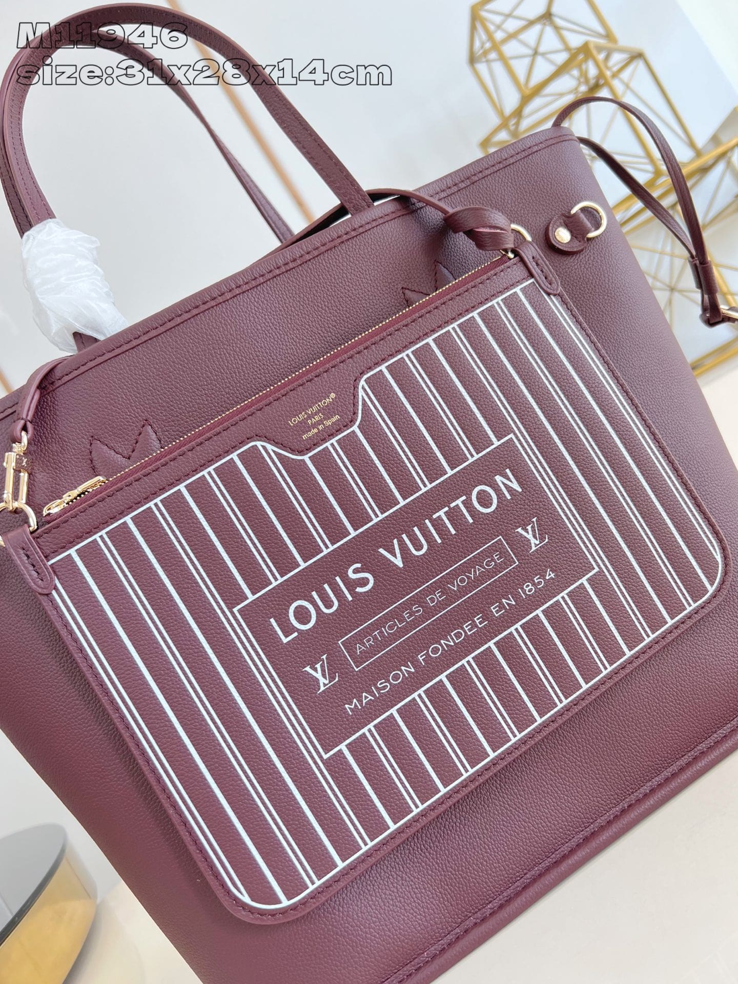 LOUIS VUITTON M25663 Neverfull Inside Out MM