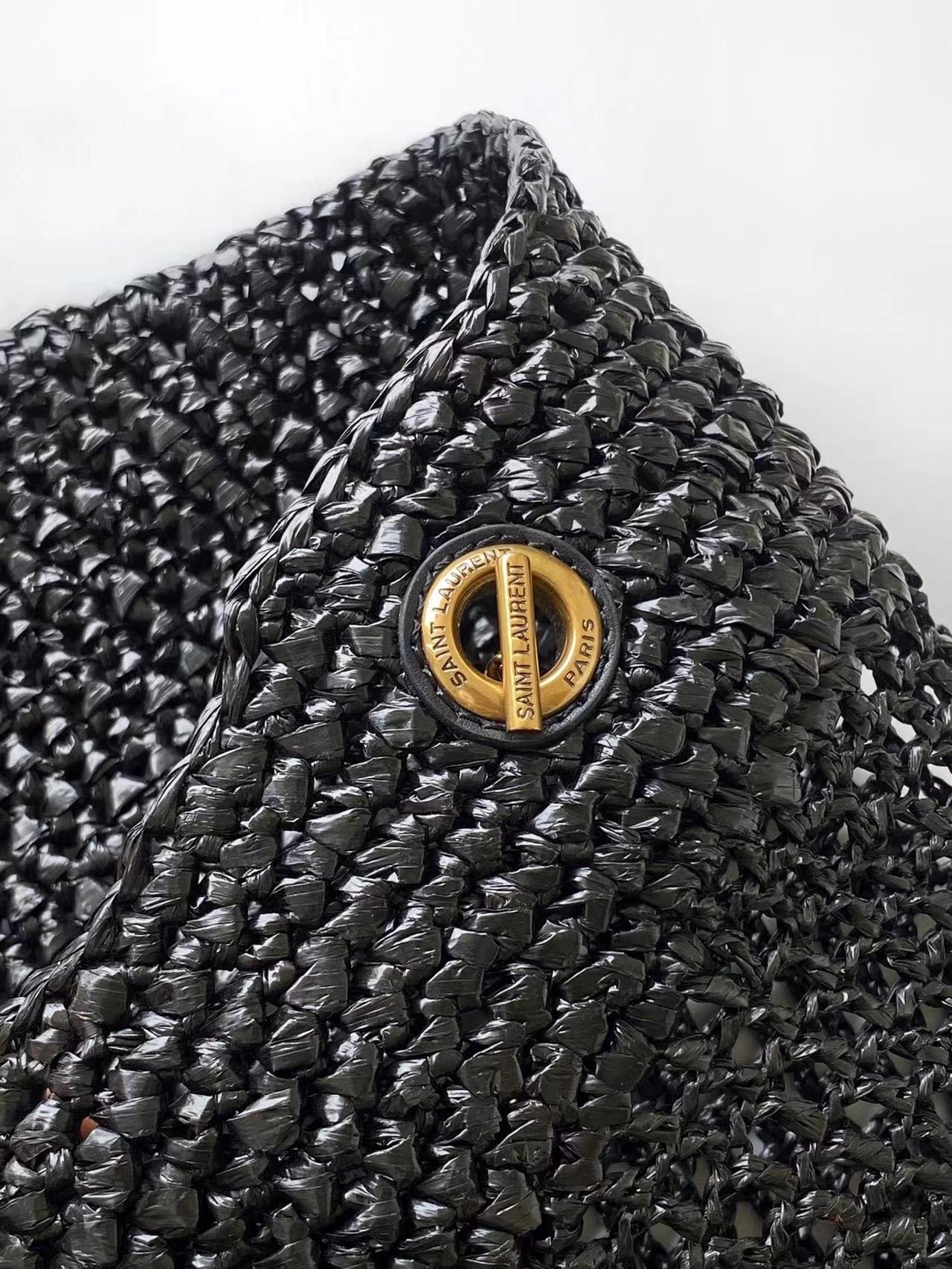 SAINT LAURENT ICARE IN RAFFIA